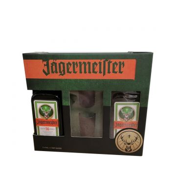 Jagermeister Bitter Gift Set 2 sticle x 0.5L