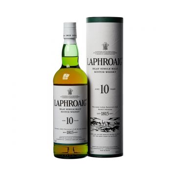 Laphroaig 10 ani Islay Single Malt Scotch Whisky 0.7L