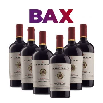 Corvezzo La Traversata Organic Montepulciano D'abruzzo BAX 6 st - Vin Rosu Sec - Italia - 0.75L