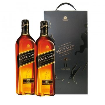 Black label 12y twinpack 2000 ml