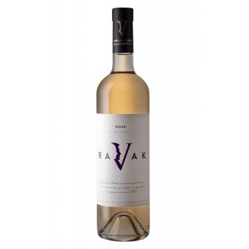 Vin roze sec Familia Vladoi Ravak, 0.75L, 13.5% alc., Romania