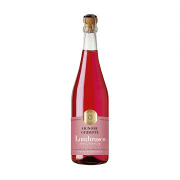 Lambrusco dell'emilia rosato amabile 750 ml