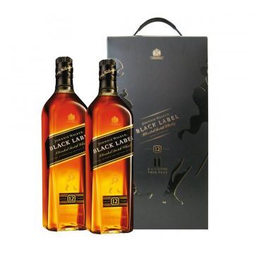 Black label 12 year old twinpack 2000 ml